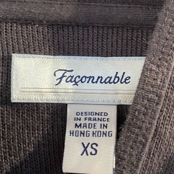 Faconnable Men's Hooded‎ Zip-Up Sweater Size XS - Picture 4 of 6